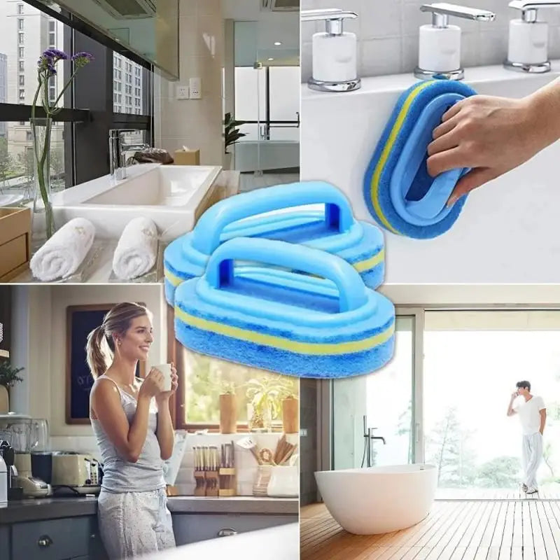Household Cleaning Brush With Handle Dish Soap Bathroom Kitchen Tub