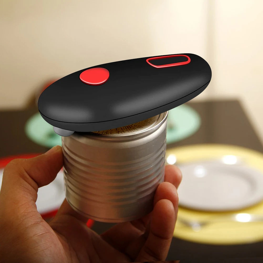 Electric Bottle Opener One Touch Hand Held Can Opener with Smooth