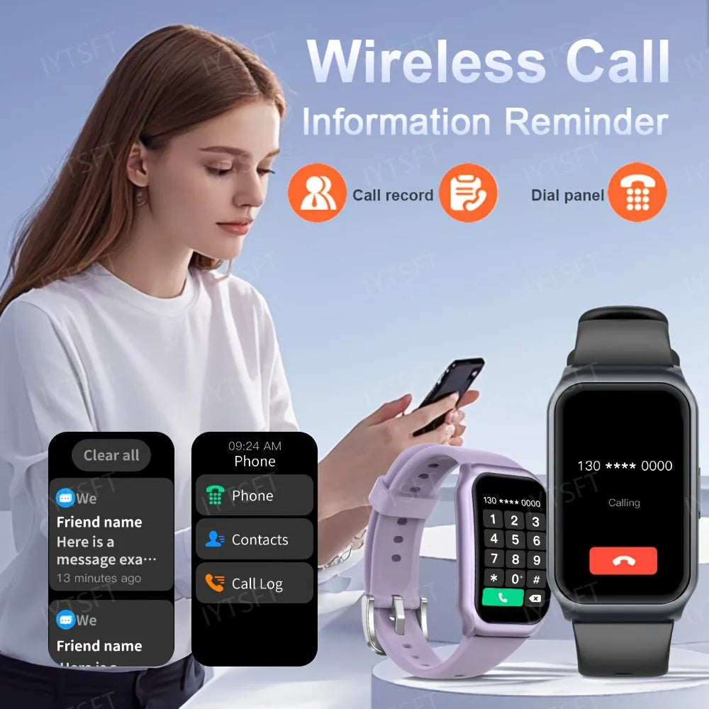 LAXASFIT   Smart Watch Men Women Wristwatch Message Fitness Monitor