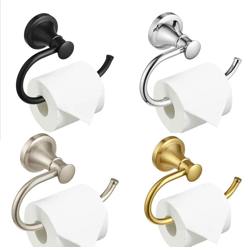 Chrome Toilet Paper Holder Solid Brass Roll Holder Polish Shlef Paper