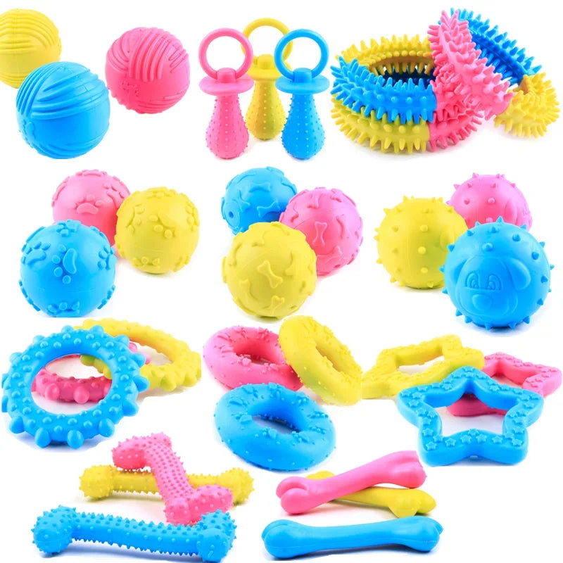 Cute Dog Toy Chew Rubber Toys for Small Dog Bite Resistant Non-toxic