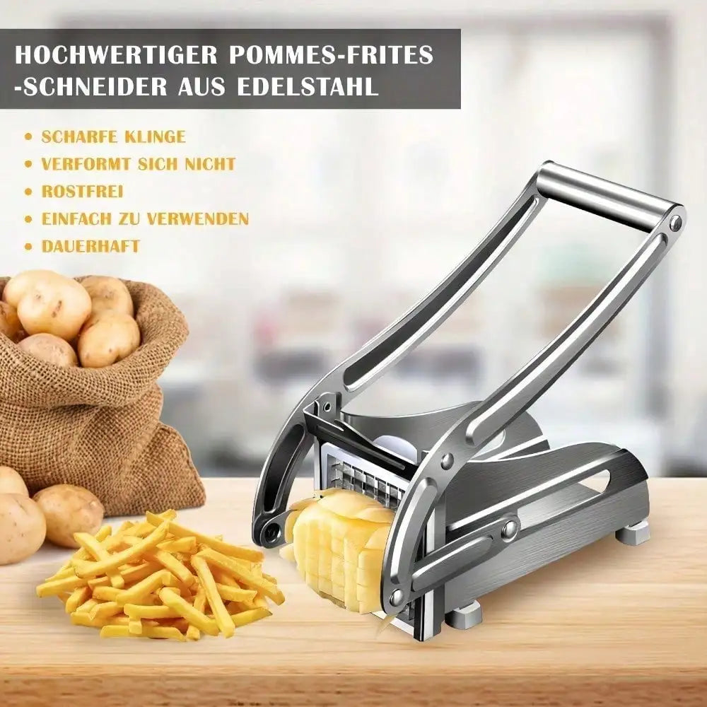Vegetable Cutter, French Fry Cutter, Stainless Steel Fruit Cutter