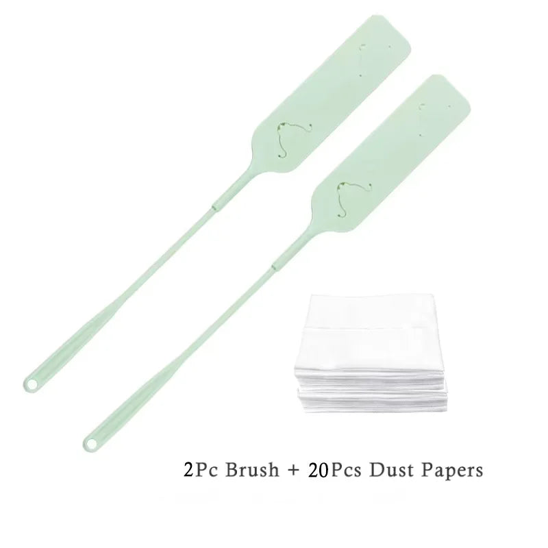 Practical Household Dust Cleaning Brush with 10 Pcs Non-woven