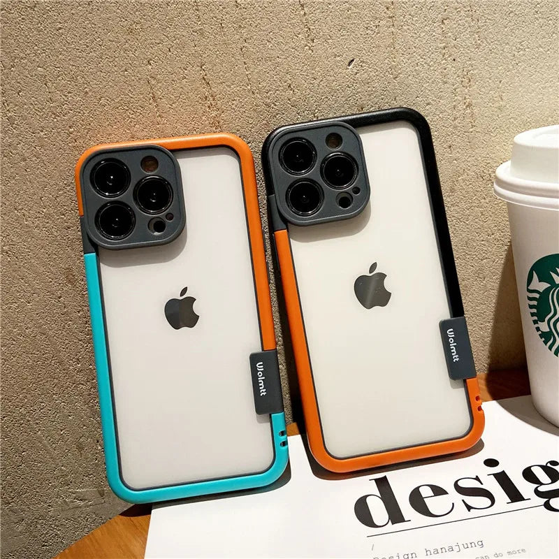 Shockproof Soft Silicone Frame Phone Case for iPhone 18 17 Pro Max 13