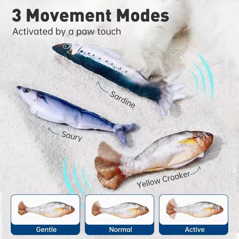 Interactive Cat Toys For Indoor Smart Automatic Cat Toys Fun Electric