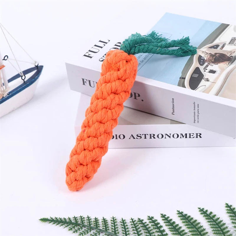Pet Dog Toys Cartoon Animal Dog Chew Toys Durable Braided Bite