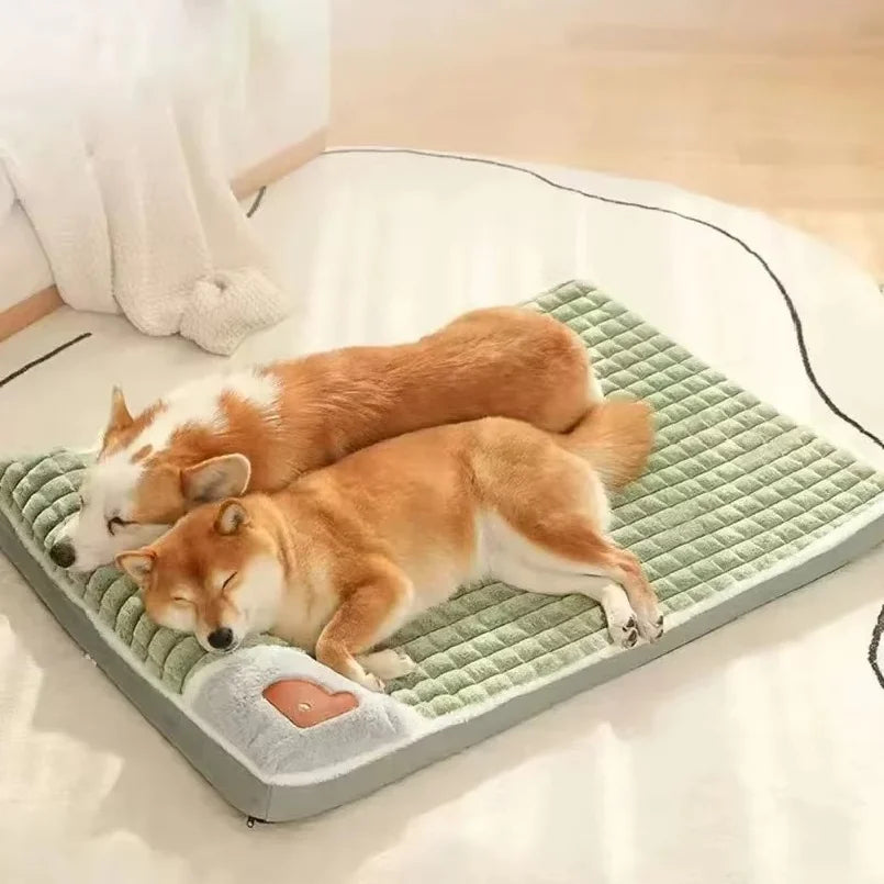 Machine Washable Dog Bed Removable Orthopedic Puppy Cushion Winter