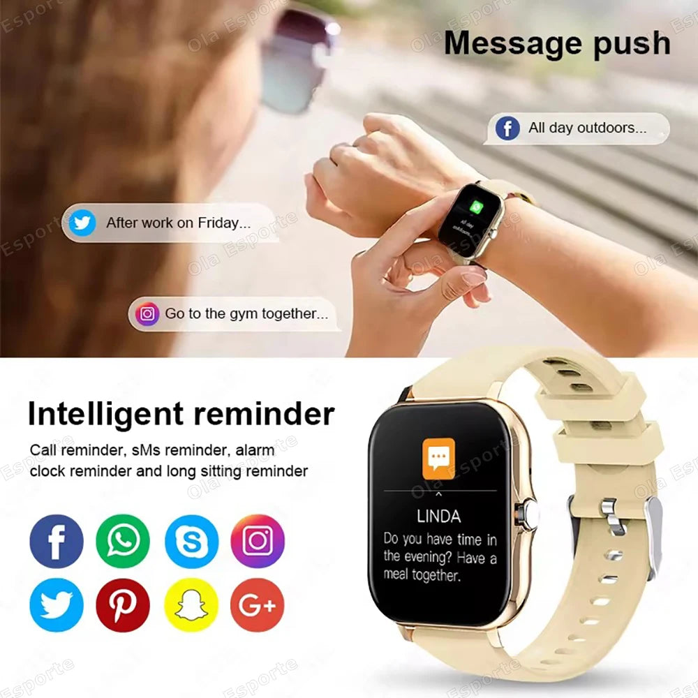 Smart Watch Android IOS Phone 1.83 Inch Color Screen Bluetooth Answer