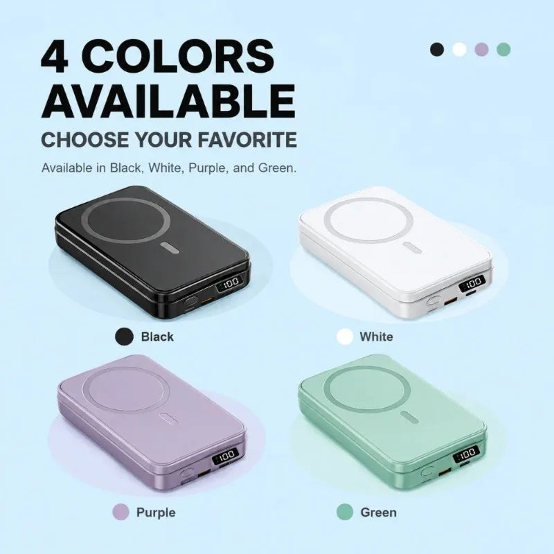Magnetic Wireless Power Bank 10 000 / 20 000 mAh