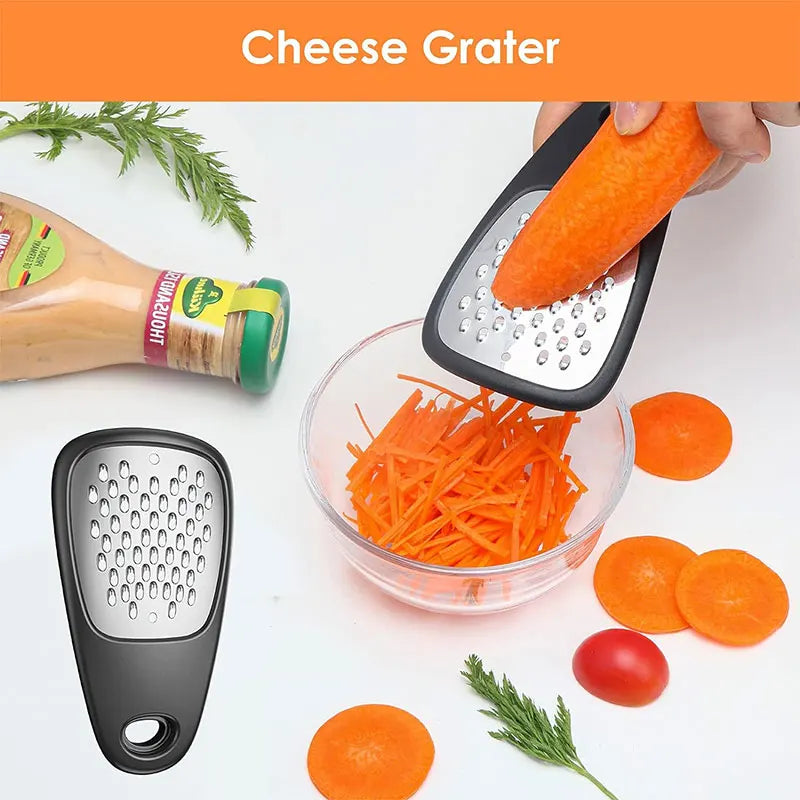 6 Pieces Kitchen Gadgets Set Space Saving Cooking Tools Cheese Grater