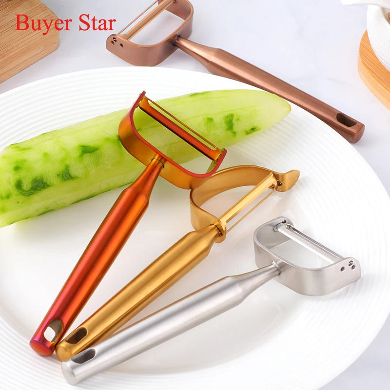 Gold Fruit Peeler Stainless steel Potato Peeler Vegetables Grater