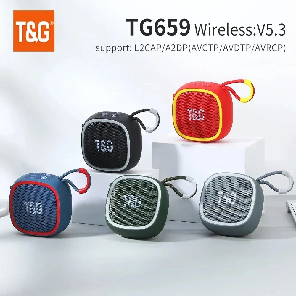 Portable Bluetooth Speaker Radio FM Mini Wireless Waterproof