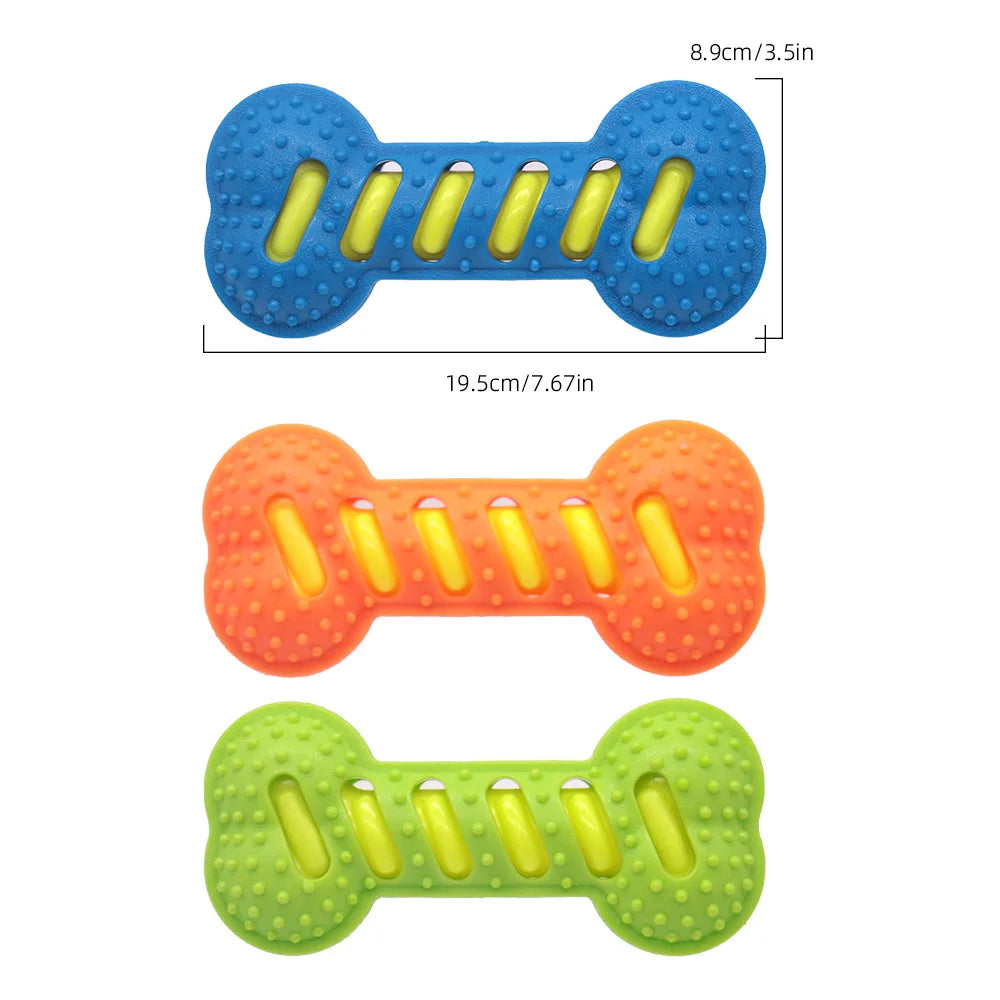 Dog Chew Toys for Teething Interactive Durable Teeth Cleaning Chew
