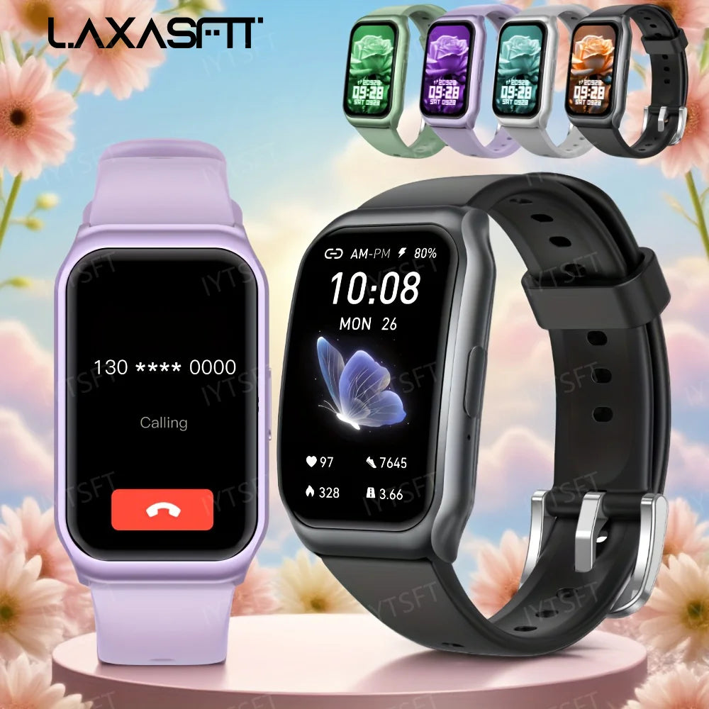 LAXASFIT   Smart Watch Men Women Wristwatch Message Fitness Monitor