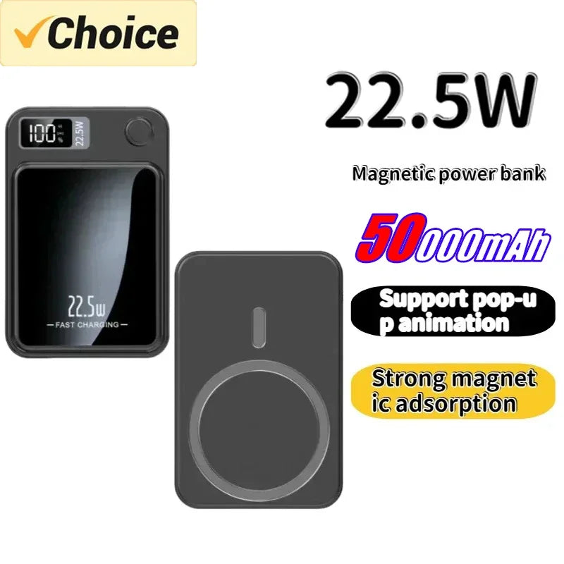 Magnetic Power Bank 50 000 mAh
