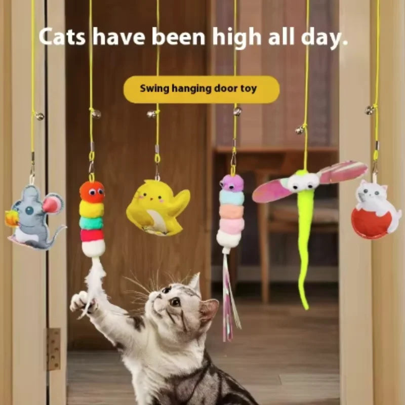 Interactive Cat Toy Hanging Simulation Cat Toy Funny Self-hey