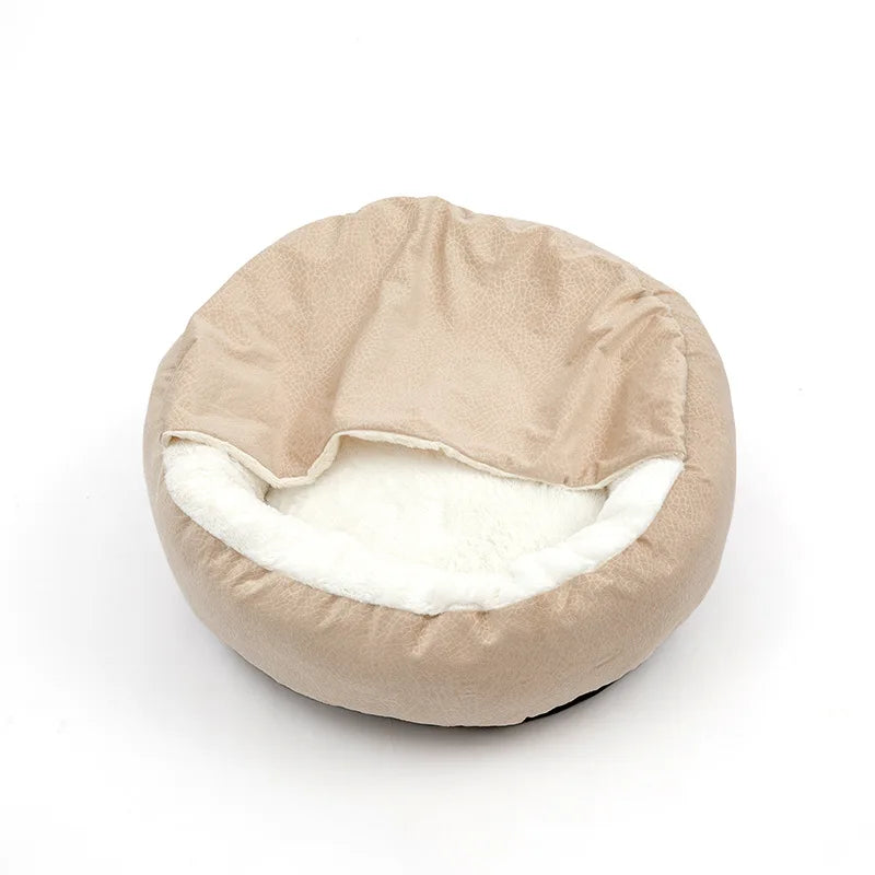 Hooded Orthopedic Dog Bed