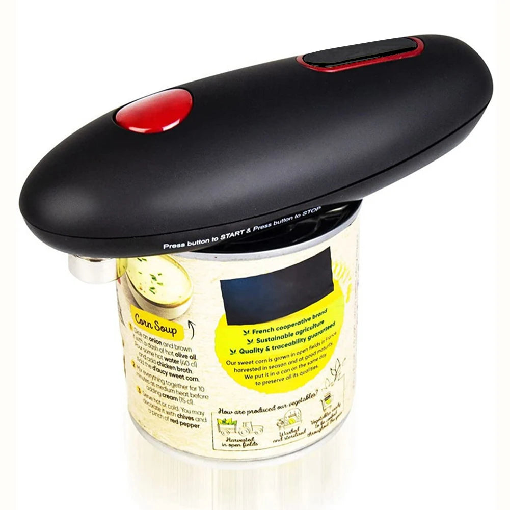 Electric Bottle Opener One Touch Hand Held Can Opener with Smooth