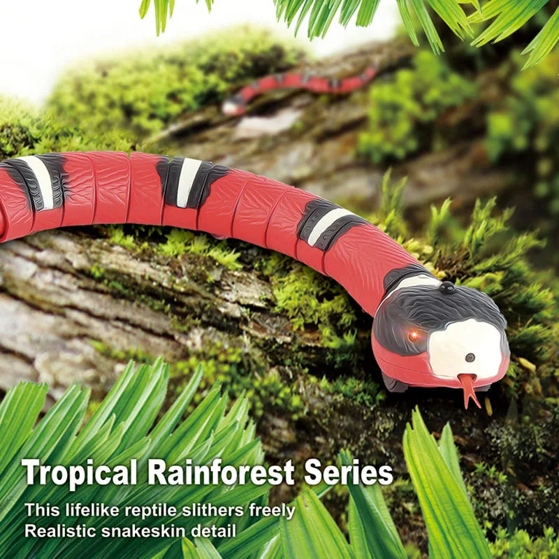Pet Cat Toys Interactive Smart Snake TeaseToys Automatic Sensing