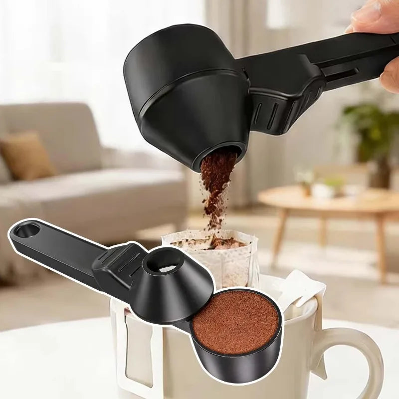 1/10pcs Sliding Leakproof Coffee Scoops Large Capacity Coffee Protein