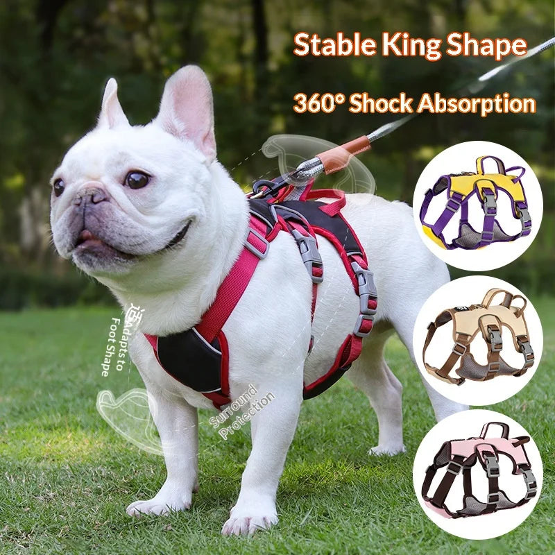 Dog Leash for Large Dogs Three-Section Dog Harness to Prevent Escape