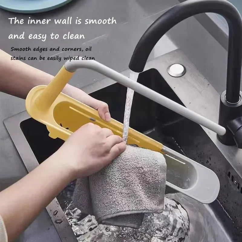 Kitchen Sink Drain Rack Telescopic Sink Shelf Sinks Organizer Soap