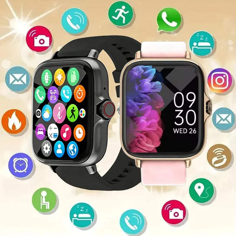 Multifunctional Smart Watch Men Women Bluetooth Connected Phone Music