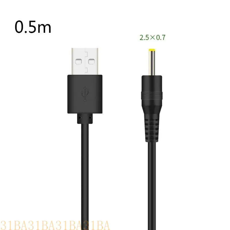 USB Charging Cable Cord Universal USB to for DC 5.5x2.1 5.5x2.5