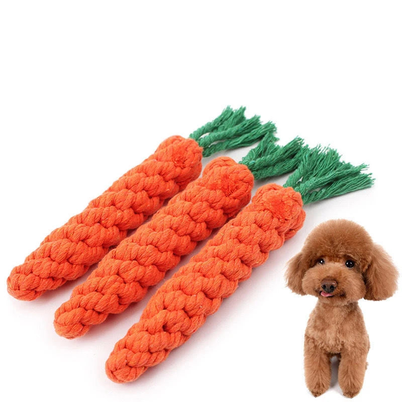 Pet Dog Toys Cartoon Animal Dog Chew Toys Durable Braided Bite