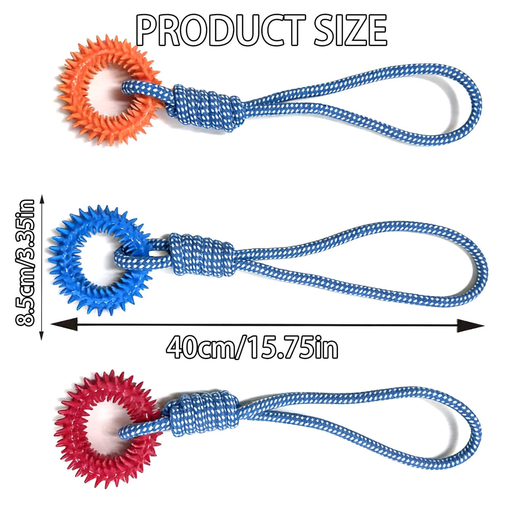 Dog Chew Toy Pet Tug Toy, Pet Interactive Training Toy for Small and