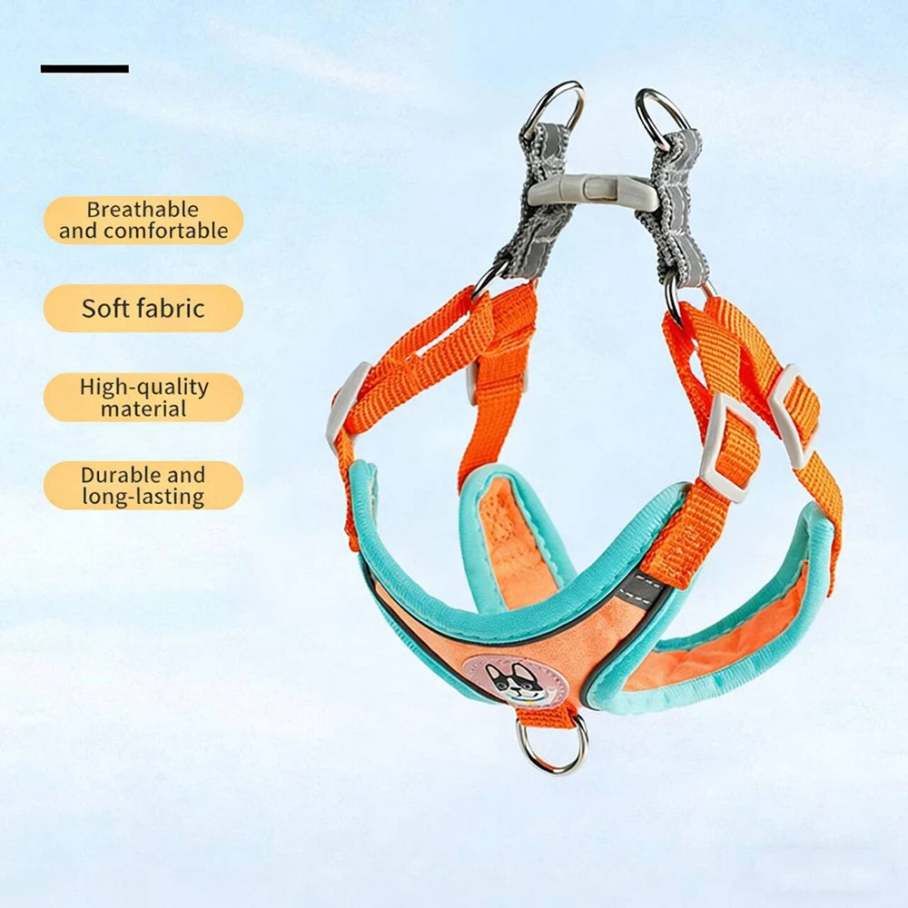 Dog Harness Leash Sets Adjustable Dog Harness for Small Dog Leash