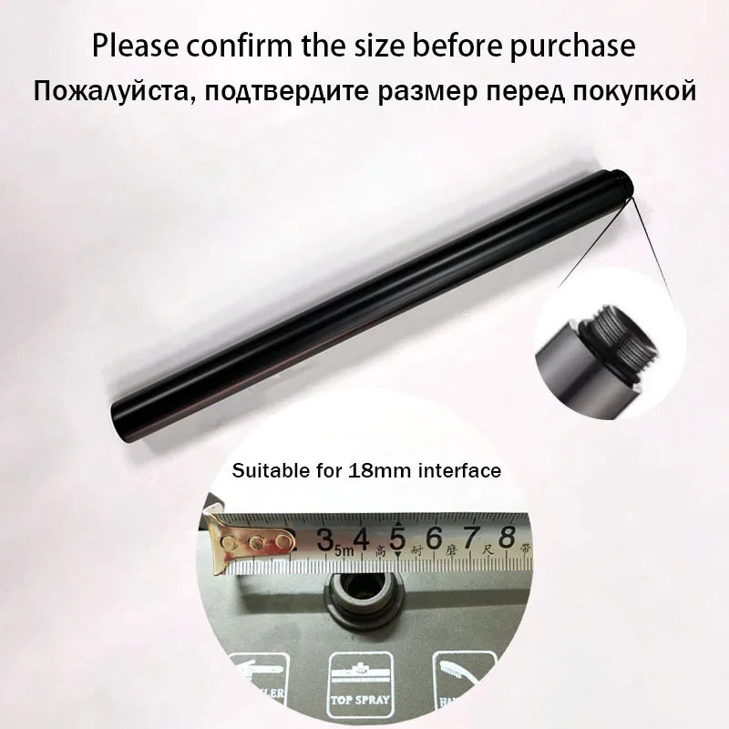 Shower Extender Gray Black Shower Extension Rod Shower Bracket