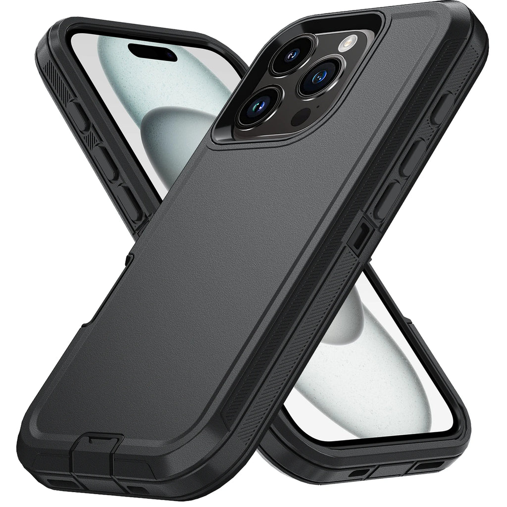 Armor Shockproof Defender Phone Case For iphone 11 12 13 14 15 Pro