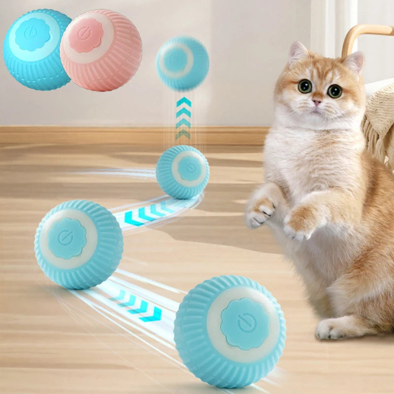 Cat Interactive Ball Smart Pet Cat Toys Indoor Automatic Rolling
