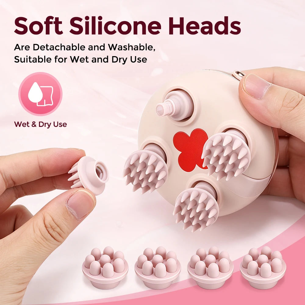 Electric Scalp Massager, Waterproof