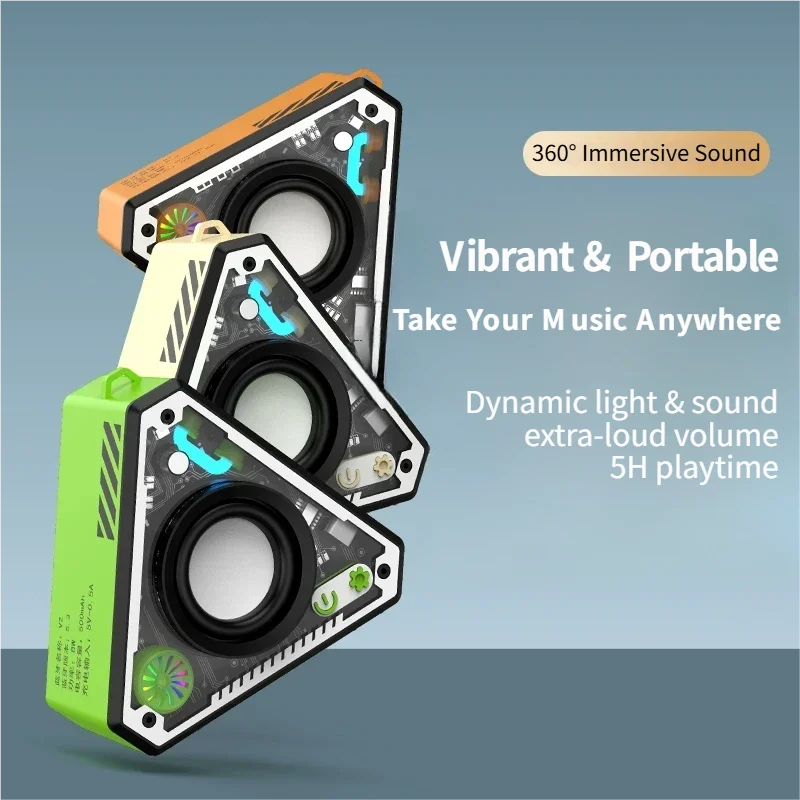 Portable TWS Bluetooth Speaker Audio Subwoofer Mini Wireless Portable