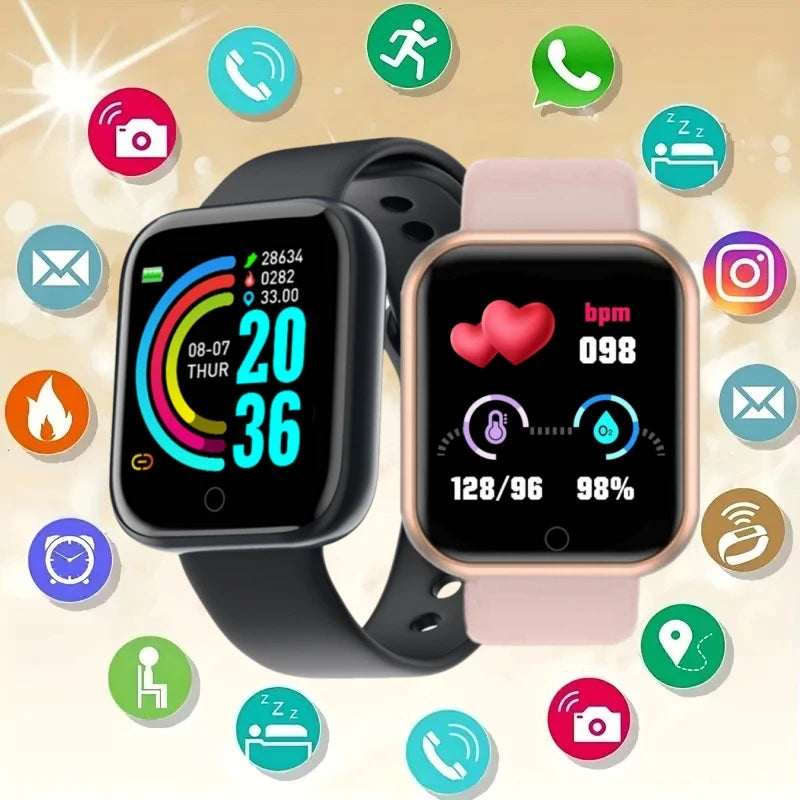 Smart Watch For Women Men Wristwatch Bluetooth Connected Phone Player