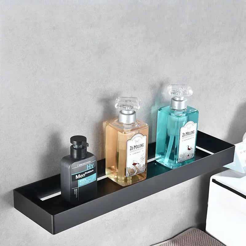 Stainless steel Chrome Bathroom Shelves toilet Storage holder Kitchen