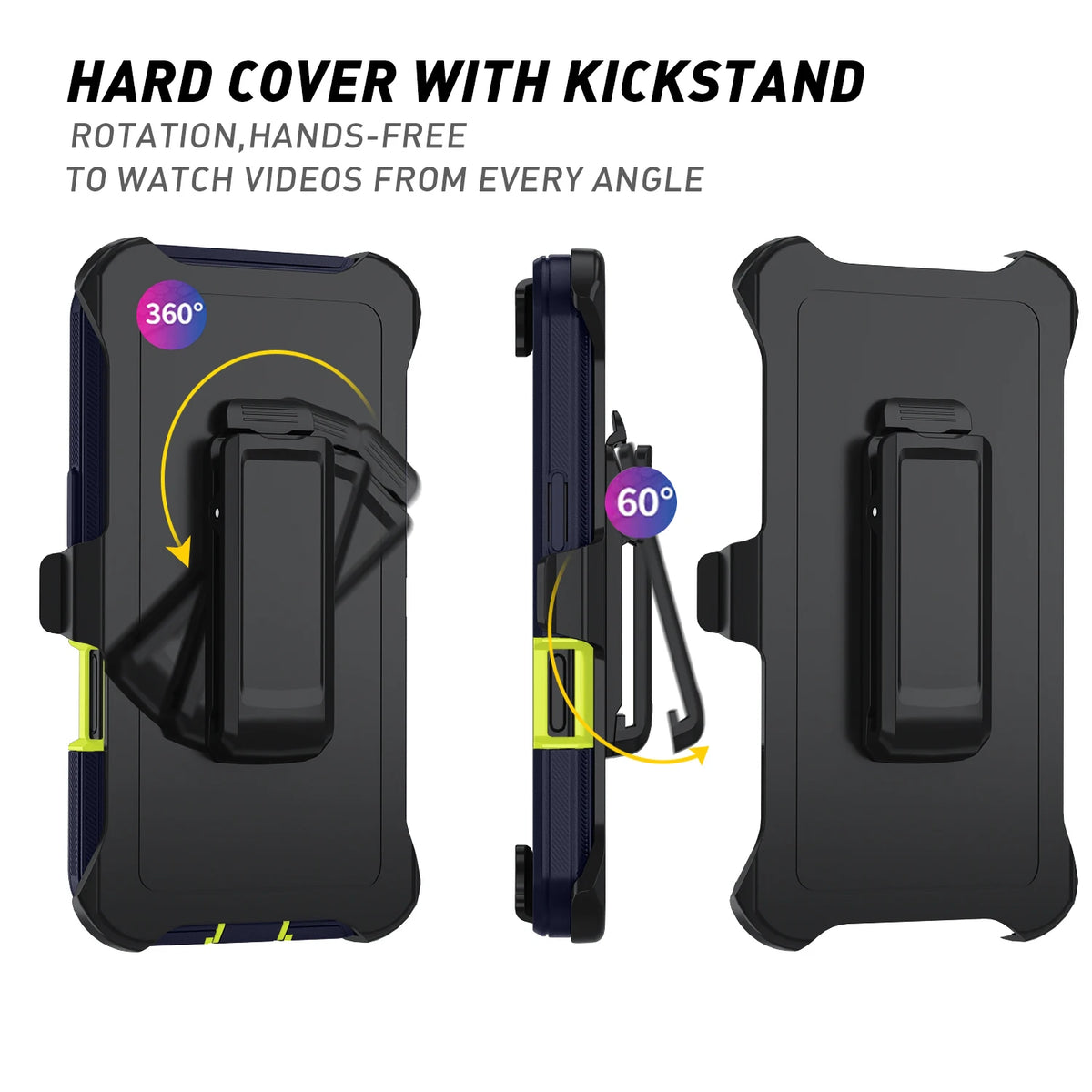 Armor Shockproof Defender Phone Case For iphone 11 12 13 14 15 Pro