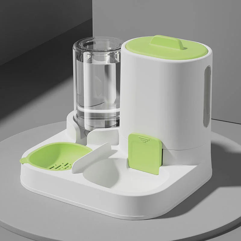 Automatic Pet Feeder And Water Dispenser Two-in-One Bowl Large