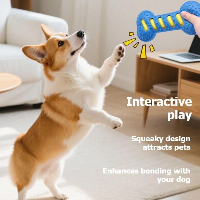 Dog Chew Toys for Teething Interactive Durable Teeth Cleaning Chew