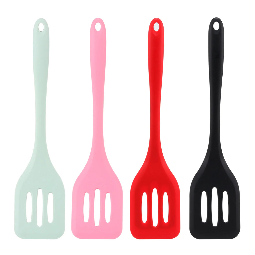 Kitchen Silicone Turners Gadgets Spatula Egg Fish Frying Pan Scoop