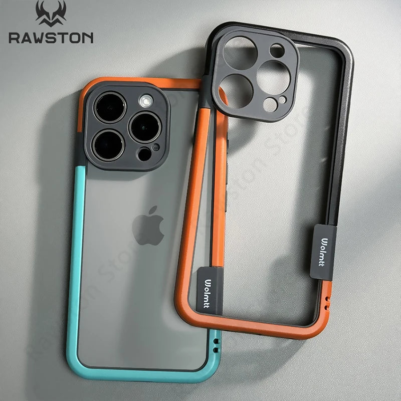 Shockproof Soft Silicone Frame Phone Case for iPhone 18 17 Pro Max 13