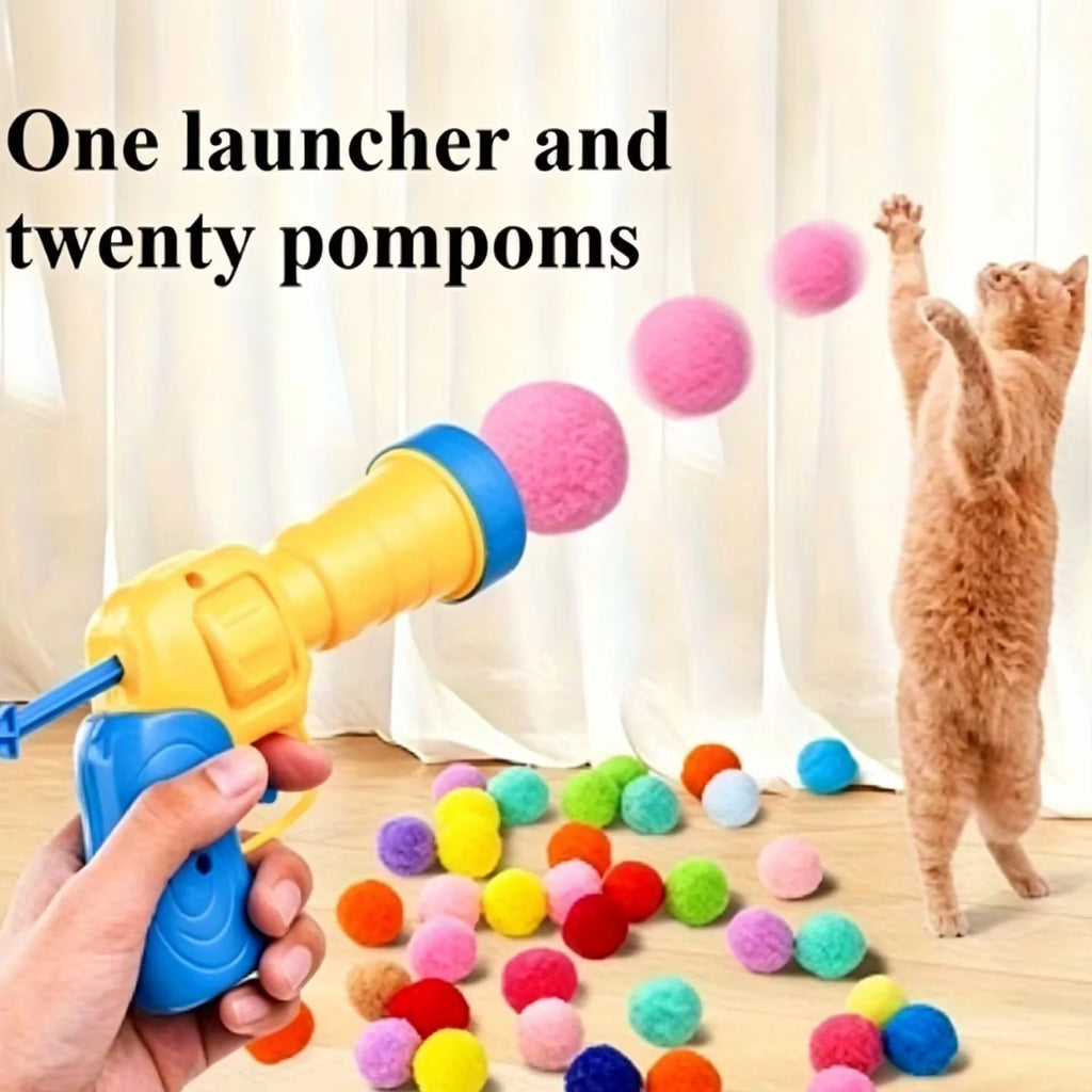 Interactive Toy Set for Indoor Cats Includes 1PC Transmitter And