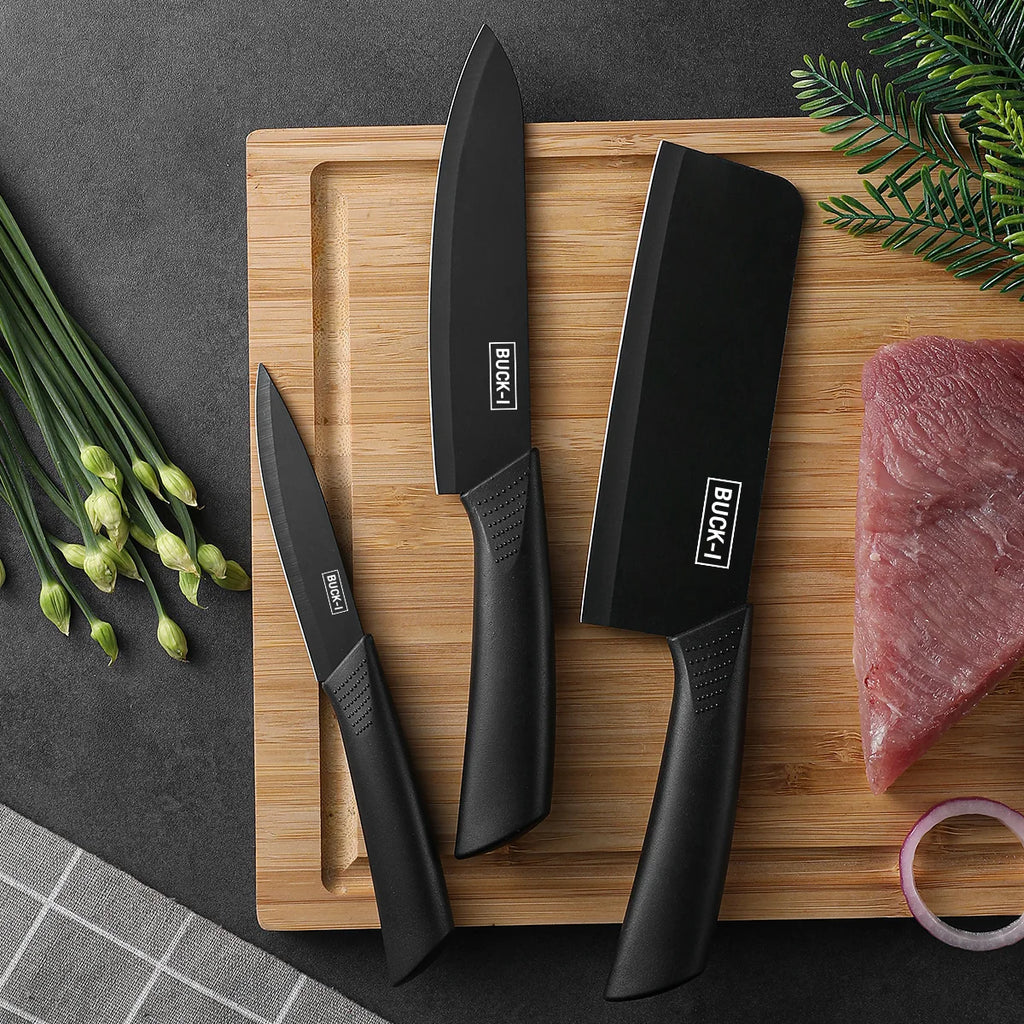 Kitchen Knife Set with Block