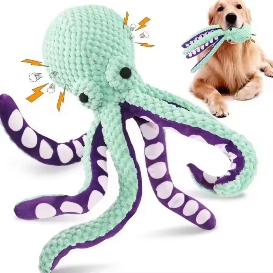 Indestructible Pet Toys for Aggressive Chewers Cats Dogs, Chew Squeak