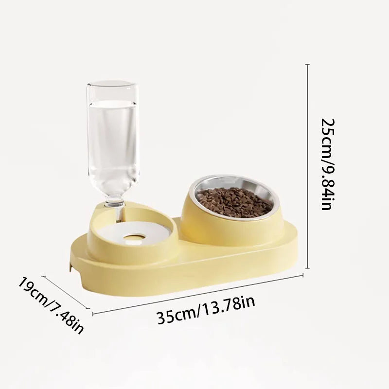 Pet Bowls Automatic Water Dispenser Feeder Cat Dog Food Water Bowl