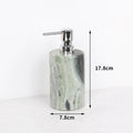 Emerald Green Natural Marble Bathroom Set Luxury Soap Dish Cotton