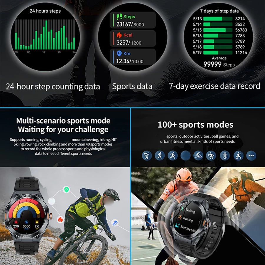 Smart Watch for Men Women Fitness Tracker with Heart Rate Monitoring