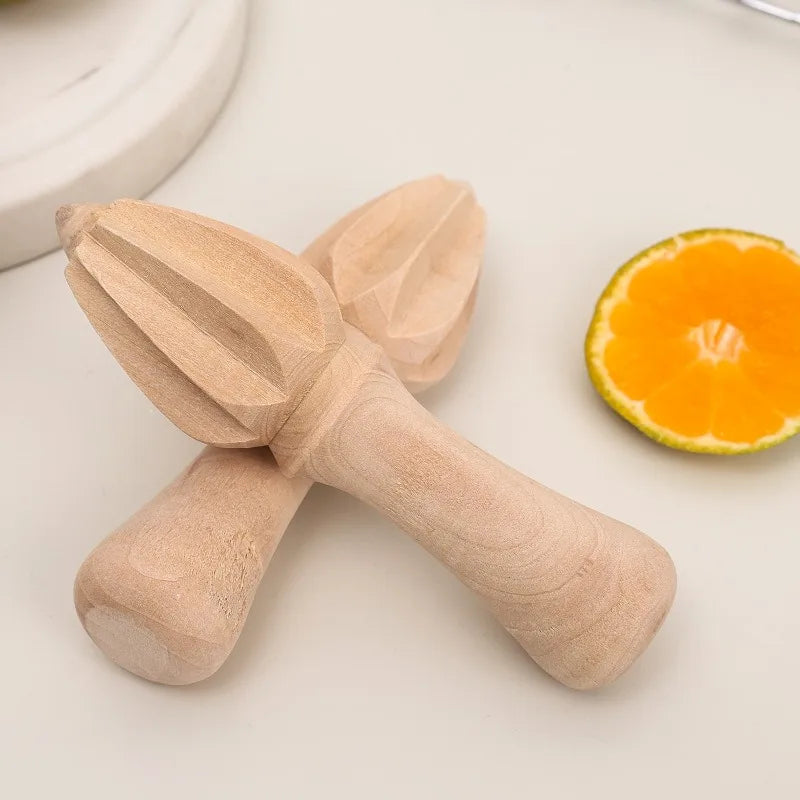Wooden Reamer Lemon Squeezer Beech Wood Citrus Squeezer Reamer Orange